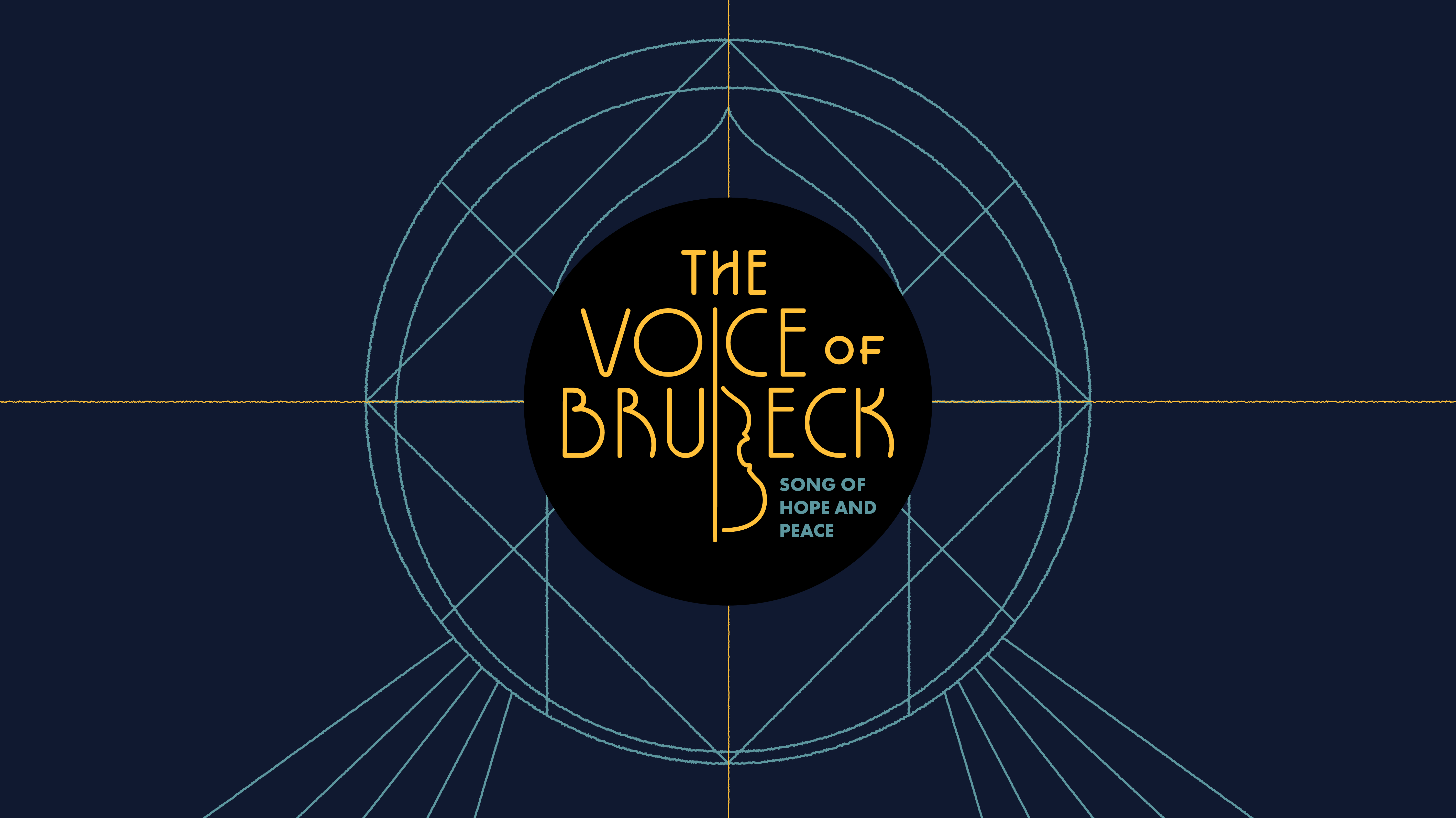 Brubeck Logo with background image